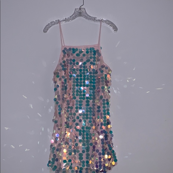 forever 21 iridescent dress